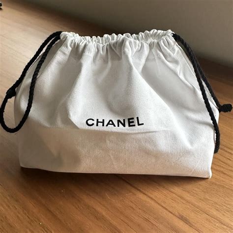 chanel cotton pouch.